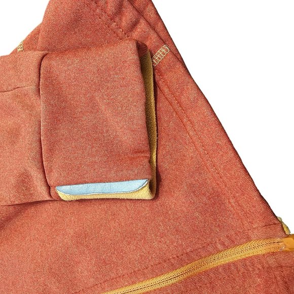 Athleta Women's Zip Up Jacket Coat Orange size Small - Picture 3 of 9